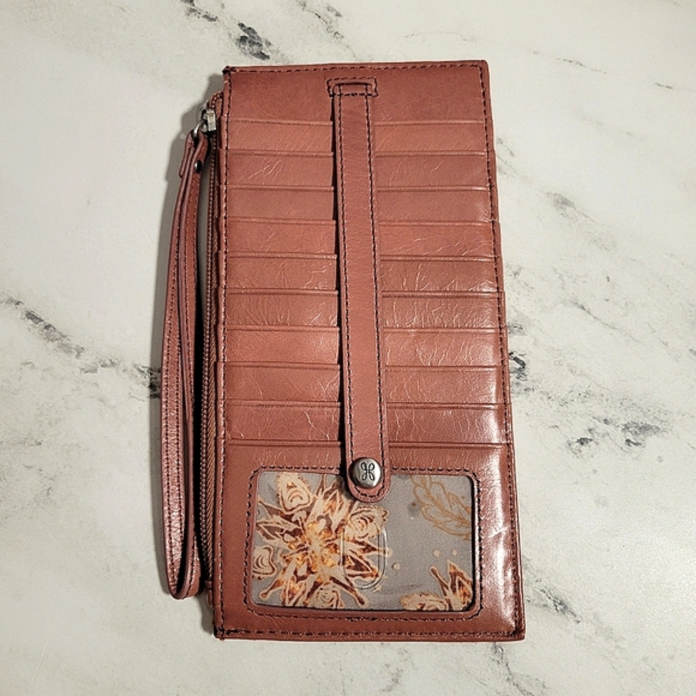 HOBO Rose Mauve Vintage 'Kimi' Card Holder & Leather Wallet
